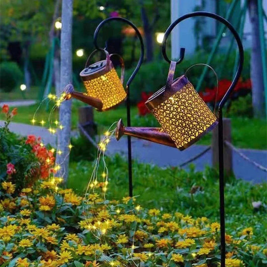 Wasserdichte Solar Gartenlampe mit Dekorativem Design für Außenbereich 2