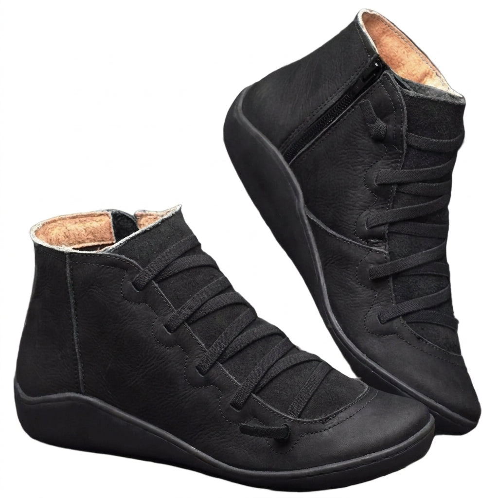 Wasserdichte und bequeme Damenstiefel mit 3-Punkt-Stütze 0
