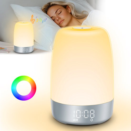Wecker Mit Licht Sonnenaufgangs- und Sonnenuntergangsfunktion Dimmbar 5