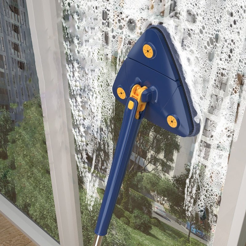 Wischmopp 360-Grad Drehbar Mit Innovativem Dreieckigem Design Für Effizientes Wischen 1