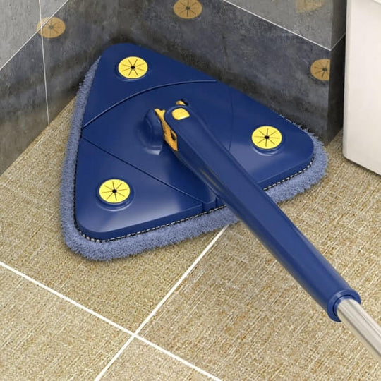 Wischmopp 360-Grad Drehbar Mit Innovativem Dreieckigem Design Für Effizientes Wischen 2