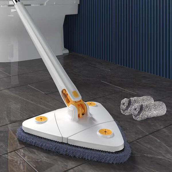 Wischmopp 360-Grad Drehbar Mit Innovativem Dreieckigem Design Für Effizientes Wischen 8