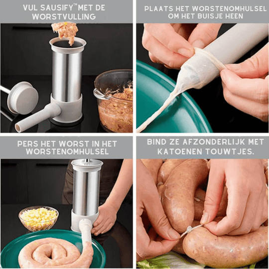 Wurstfüllmaschine für die einfache Herstellung von Würsten 5