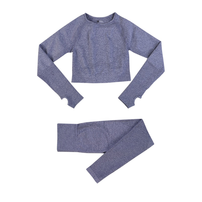 Yoga-Set Fitness-Sportbekleidung