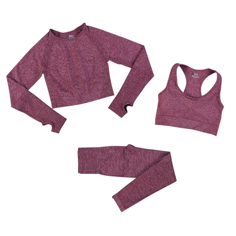 Yoga-Set Fitness-Sportbekleidung