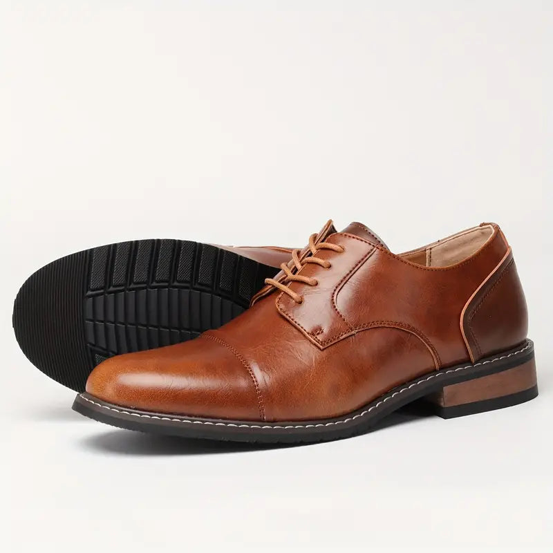 Herren Derby Schuhe Vintage Stil aus Leder für Elegante Anlässe-5