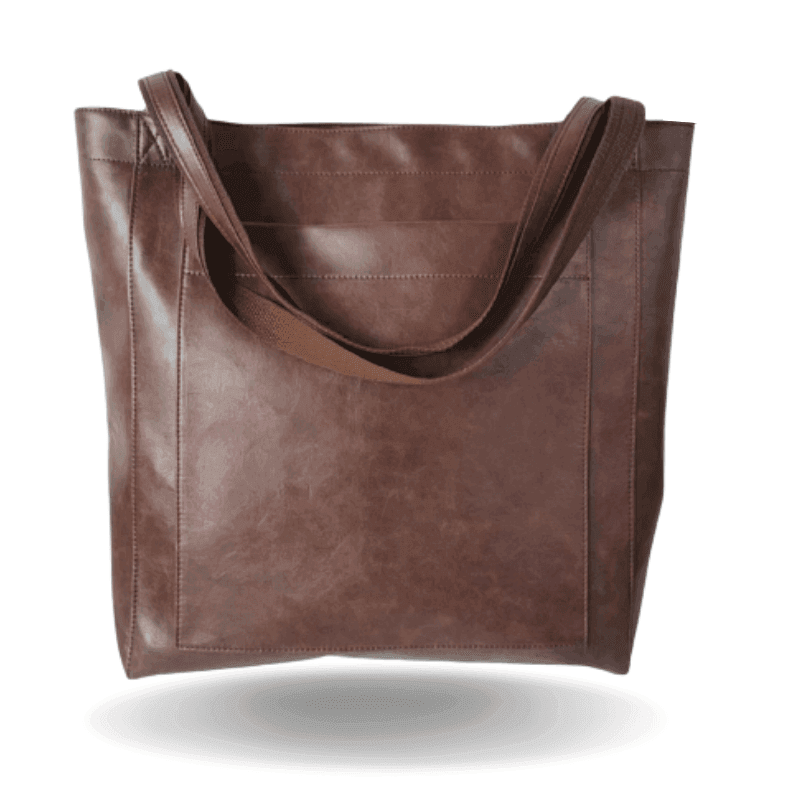 Damen Handtasche Klassisches Design Veganes Leder Elegant und Geräumig 3