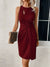 Variant image for Damen Abendkleid Ärmellos Elegante Silhouette Hochwertiger Stoff-1