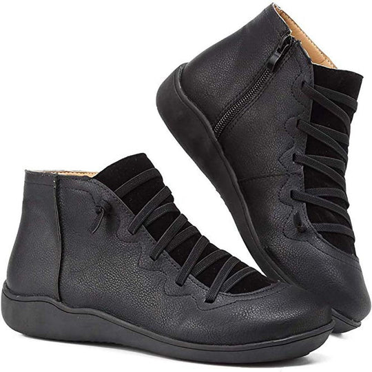 Damen Knöchelstiefel Modisch Kunstleder für Elegante Anlässe 3