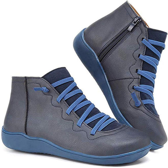 Damen Knöchelstiefel Modisch Kunstleder für Elegante Anlässe 5