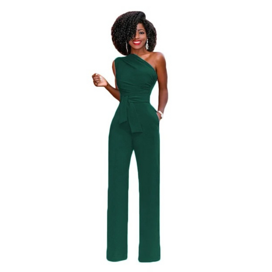 Ein-Schulter-Bodycon-Overall