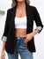 Variant image for Damen Blazer Lässig Offene Silhouette Hochwertiger Stoff-36