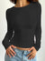 Variant image for Damen Langarmshirt Rundhalsausschnitt Baumwolle – Vielseitiges Oberteil für Komfort und Stil-17
