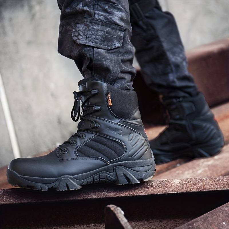 Variant image for Herren Arbeitsstiefel Outdoor Strapazierfähig Leder Bequeme Passform-13
