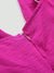 Plissierter Damenoverall mit weitem Bein