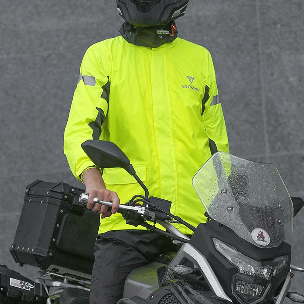 Reflektierende Motorrad-Regenkombi