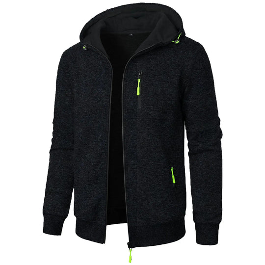 Lässige Sportjacke mit Kapuze für Männer