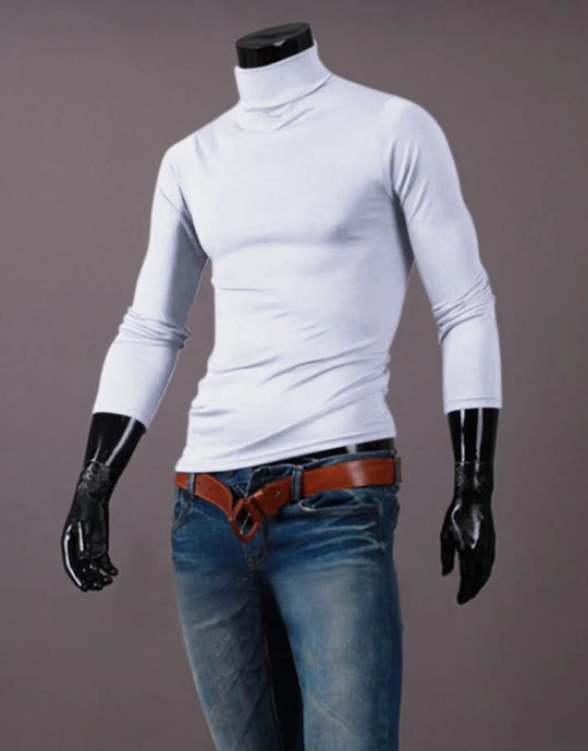 Thermoshirt für Männer mit hohem Halsausschnitt