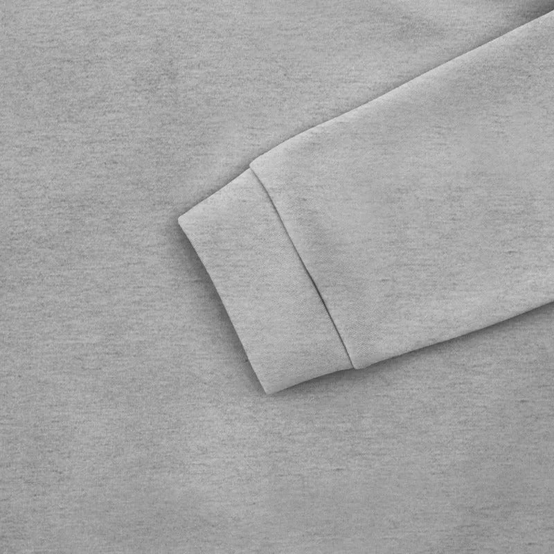 Samt-Herrenpullover mit halblangem Reißverschluss