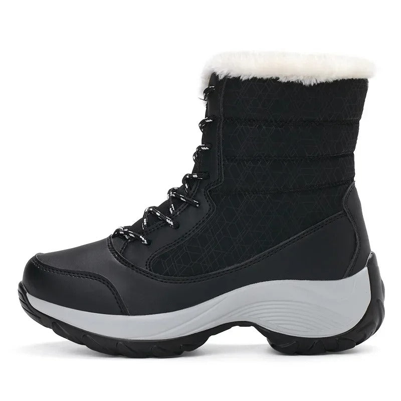 Frauen Plattform Outdoor Schneestiefel