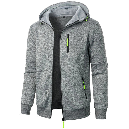 Lässige Sportjacke mit Kapuze für Männer