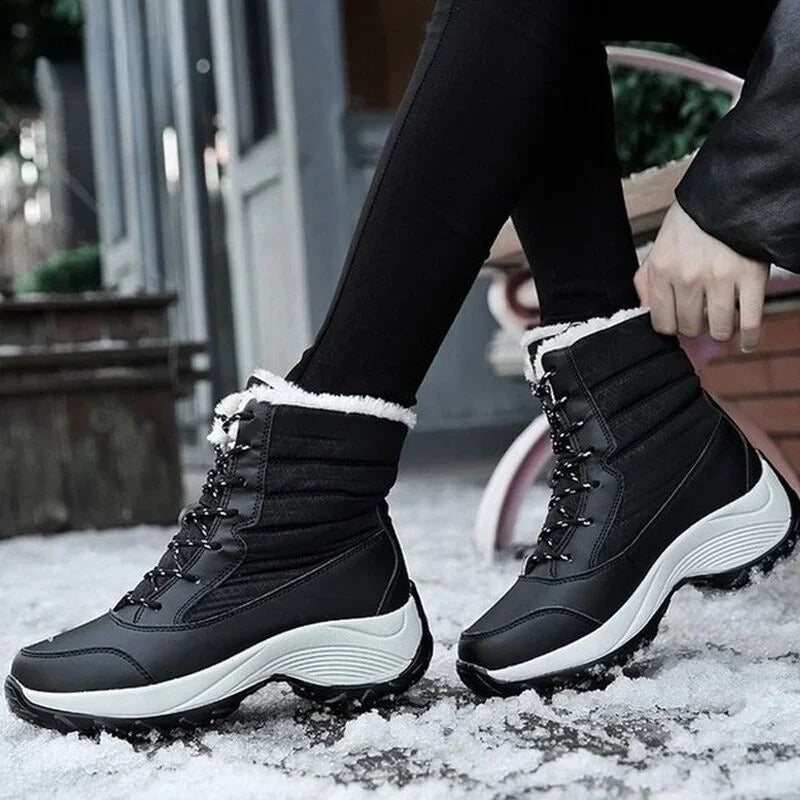 Frauen Plattform Outdoor Schneestiefel
