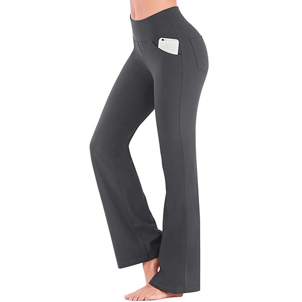 Damen-Yogahose Flare Bootcut