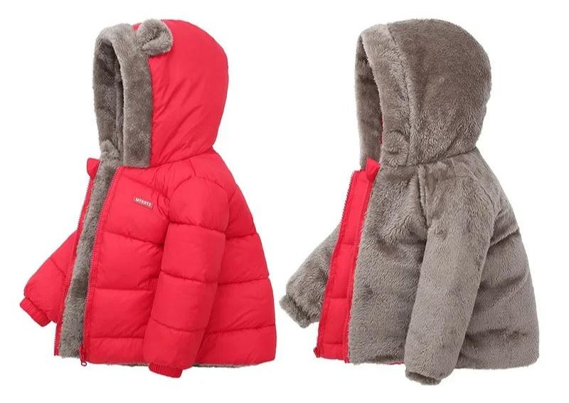 Kinder-Kaschmirjacke mit Kapuze