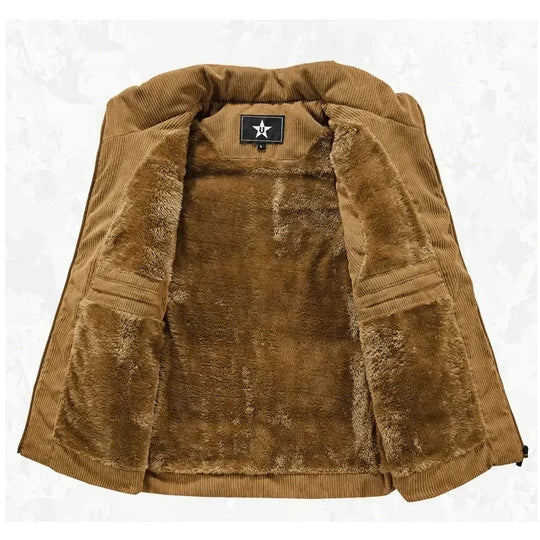 Warme Fleece-Weste für Männer