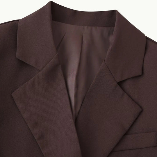 Damenblazer mit Umlegekragen