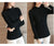 Strickpullover mit Rüschen am Hals