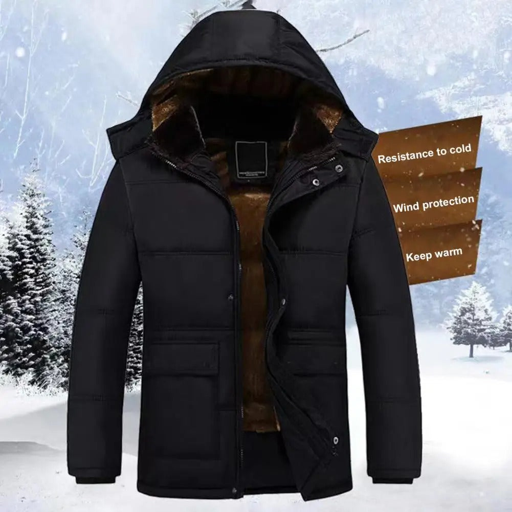 Winddichte Herren-Kapuzenjacke