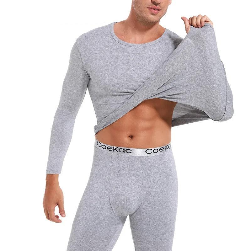 Fleece-Set aus Thermounterhemd und Leggings für Herren