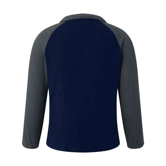 Herren Fleece-Kapuzenjacke