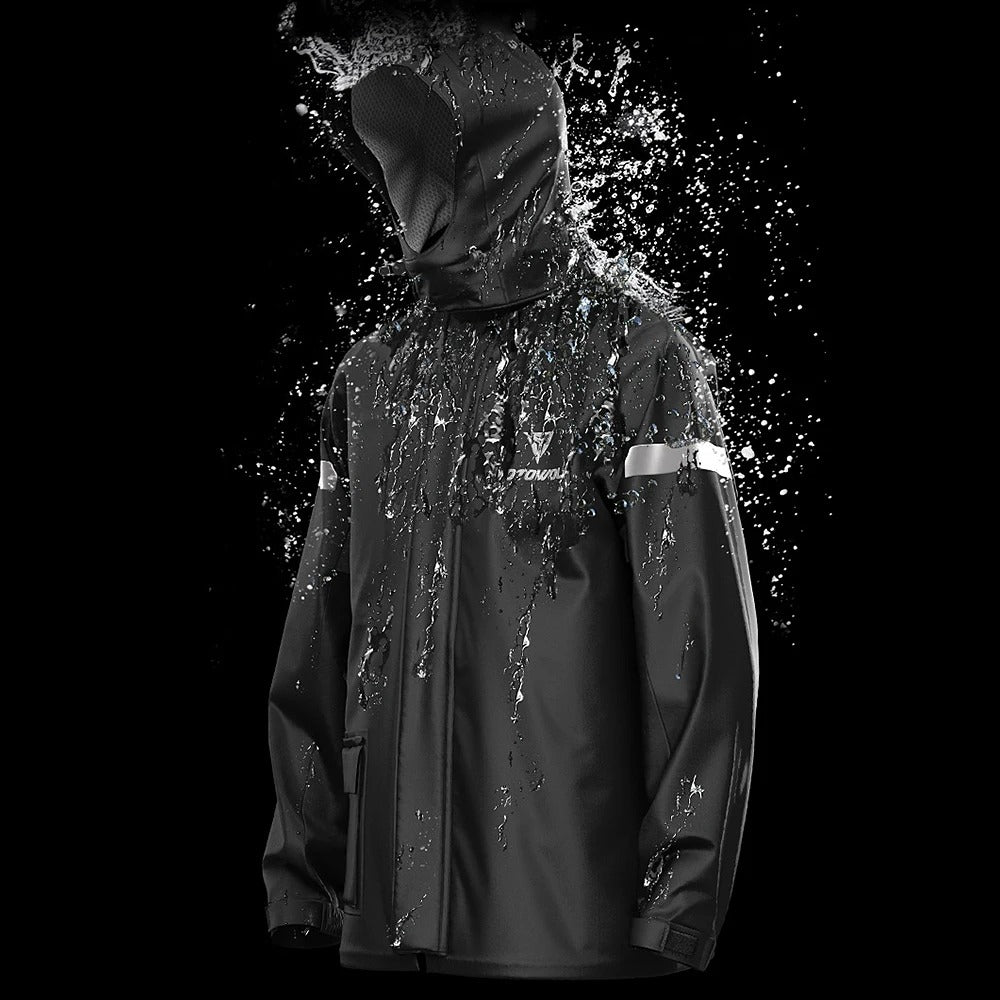 Reflektierende Motorrad-Regenkombi