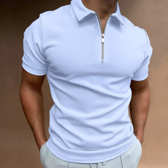 Variant image for Herren Poloshirt Klassisch Atmungsaktiv Baumwolle Kurzarm-34