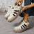 Damen Sneakers Modern Bequem Atmungsaktives Obermaterial-4