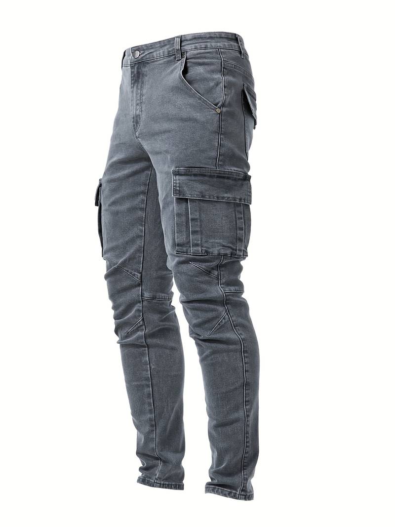 Variant image for Herren Cargohosen Slim-Fit Baumwollmischung - Modernes Design mit Praktischen Taschen-21