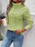 Variant image for Damen Pullover Rollkragen Zopfmuster Baumwolle für Wärme und Komfort-57