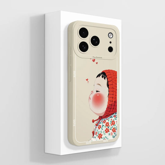 iPhone 17 Pro Max Hülle Cartoon Panda Design Stylish 17