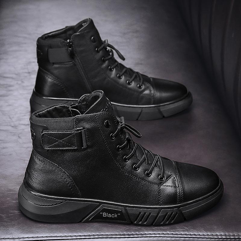 Herren Wanderschuhe Robuste Trekking-Schuhe Atmungsaktives Material 5