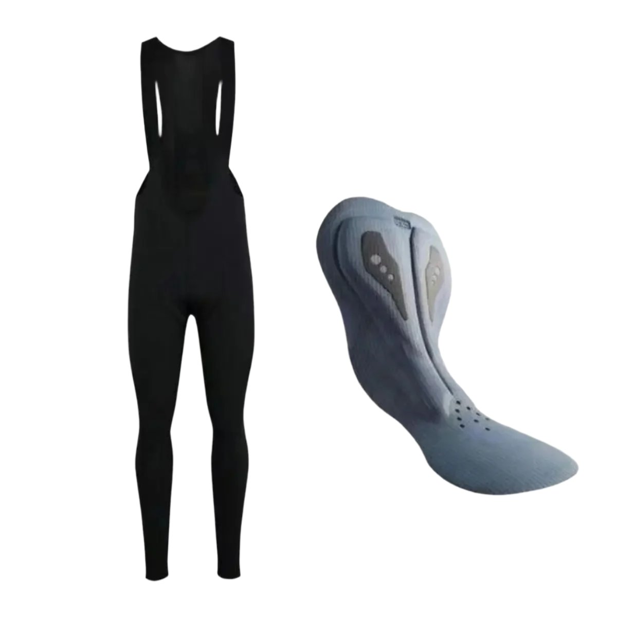 Thermo-Radlerhose für Männer + Fahrrad-Sitzpolster