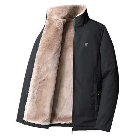 Winddichte dicke Fleecejacke für Männer