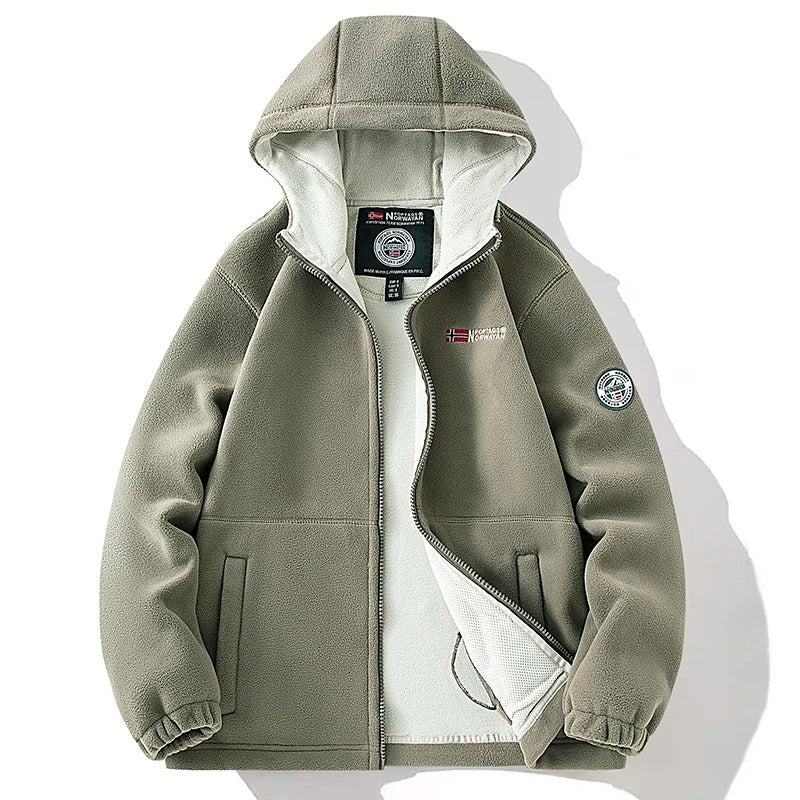 Kältebeständige Fleecejacke für Männer