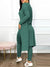 Overall und Jacke mit Tasche und Kordelzug