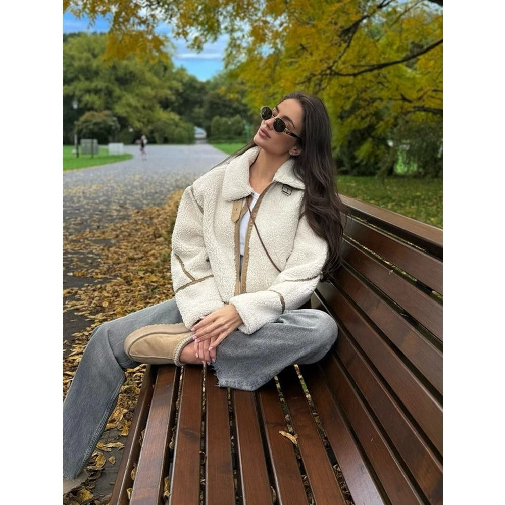 Zweireihige Reversjacke für Frauen