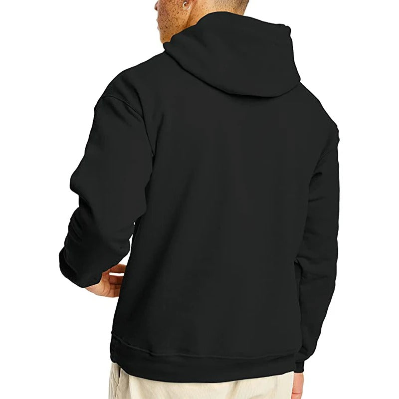 Heren Lässige Oversize-Kapuzenpullover