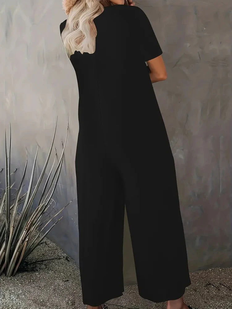 Sommerlicher schicker einfarbiger Overall