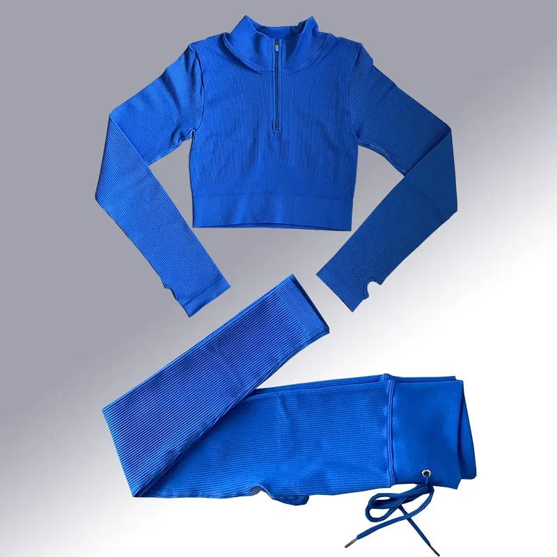 Nahtloses Yoga-Set für Damen