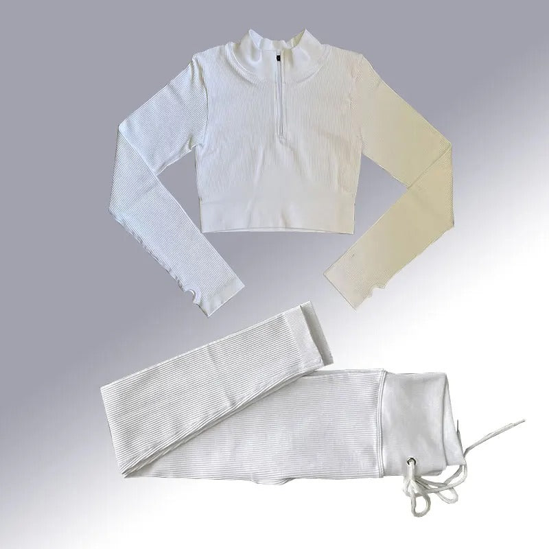 Nahtloses Yoga-Set für Damen